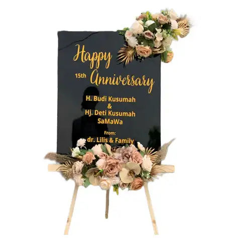 Papan Bunga Akrilik Ujungtebu