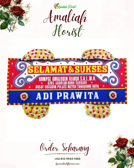 Papan Bunga Ucapan Selamat Ujungtebu